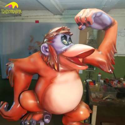 KANO0529 High Quality Amusement Park Fiberglass Cartoon Figure Sculpture